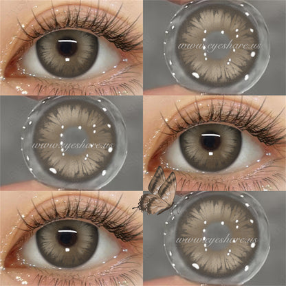 Lentes NEBULA-RED Anime Halloween Cosplay 14.0mm