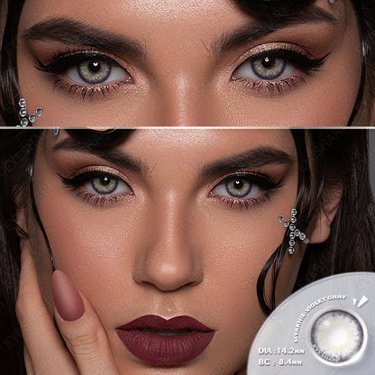 Myakhie Violet Gray 14,2 mm 1 par | 1 año