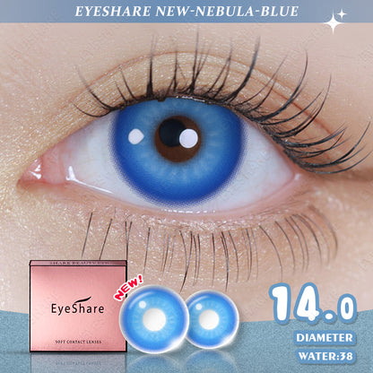 Cosplay Nebula AZUL 14,0 mm 1 par | 1 año