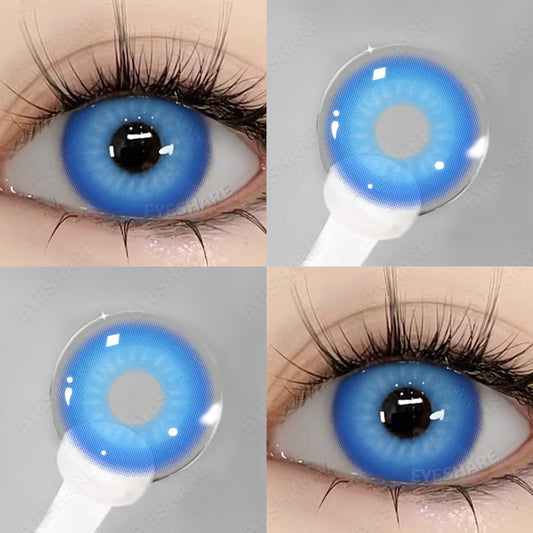 Cosplay Nebula BLUE 14.0mm 1 Pair | 1 Year