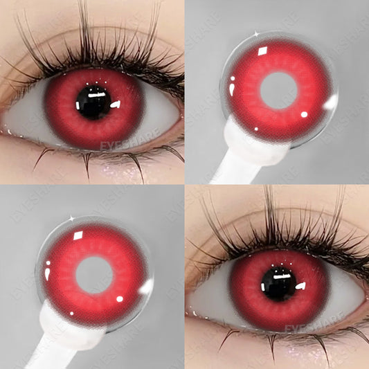 Cosplay Nebula Red 14.0mm 1 Pair | 1 Year