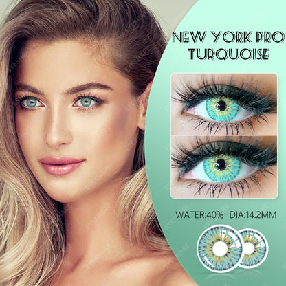 NewYork Turquoise 14,2 mm 1 par | 1 año