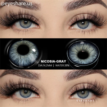 Gris Nicosia 14,2 mm 1 par | 1 año