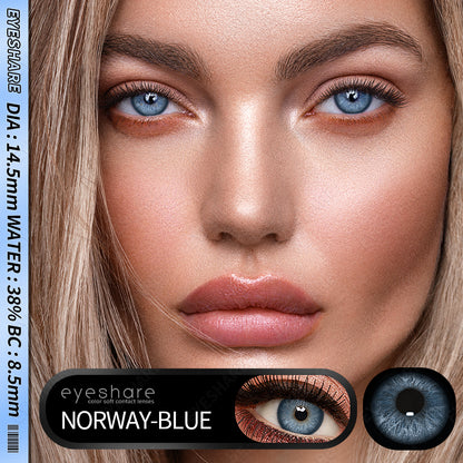 Azul noruego 14,5 mm 1 par | 1 año