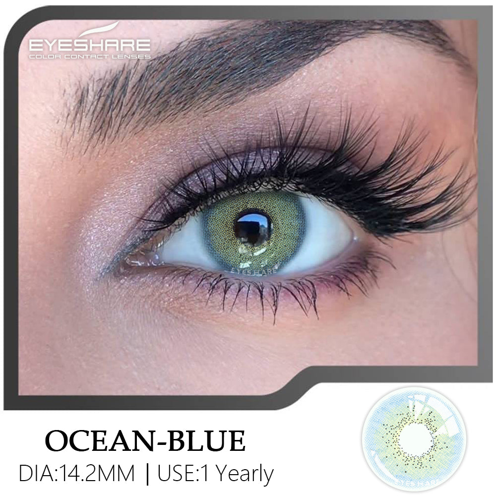 Ocean Blue 14.2mm 1 Pair | 1 Year