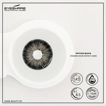 Pattaya Black 14,2 mm 1 par | 1 año