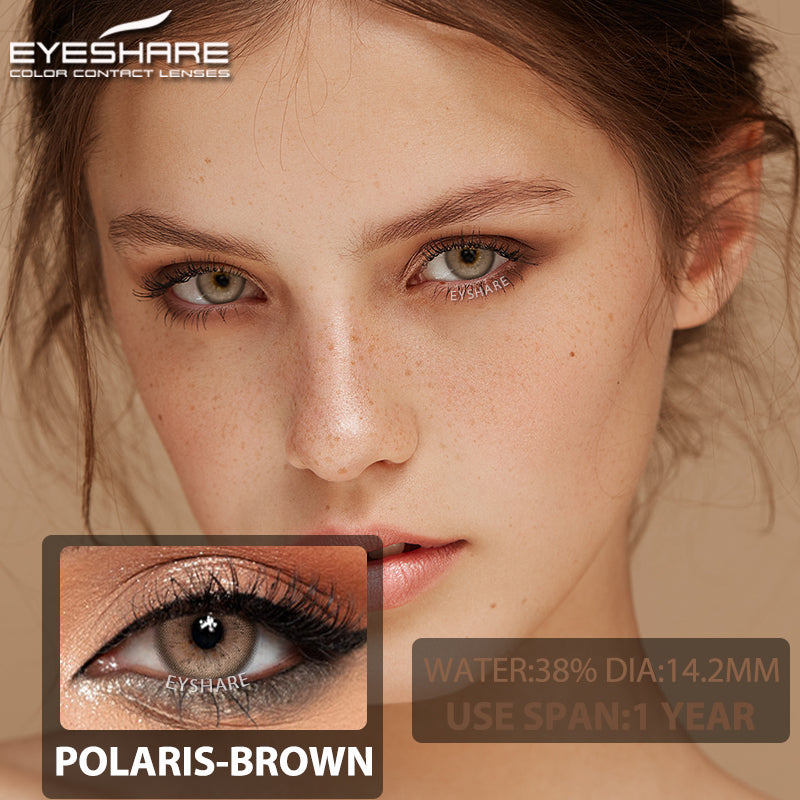 Polaris Brown 14,2 mm, 1 par | 1 año