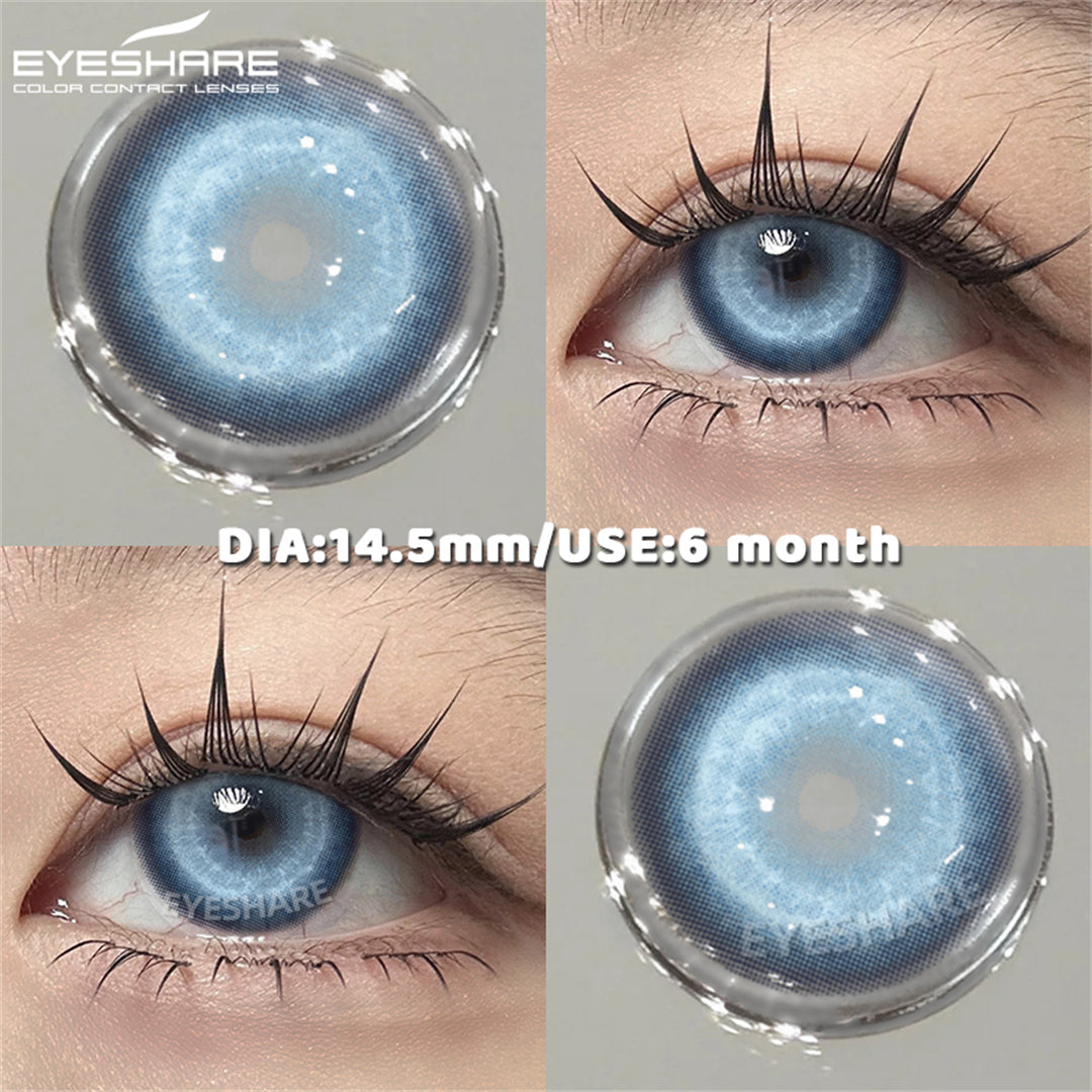 Cosplay Rhine Blue 14.5mm 1 Pair | 6 Months