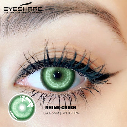 Cosplay Rhine Green 14.5mm 1 Pair | 6 Months