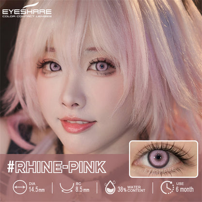 Cosplay Rhine Pink 14.5mm 1 Pair | 6 Months