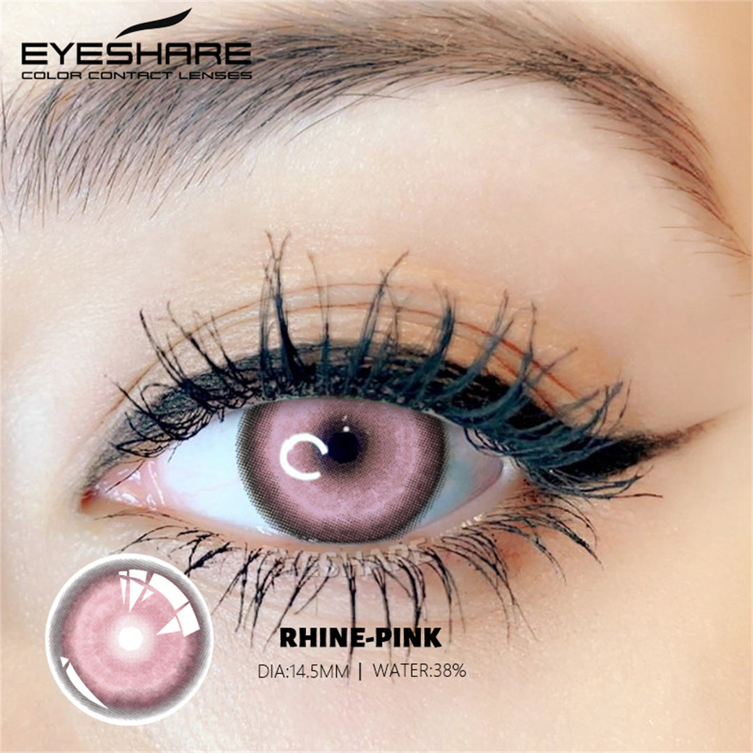 Cosplay Rhine Pink 14.5mm 1 Pair | 6 Months