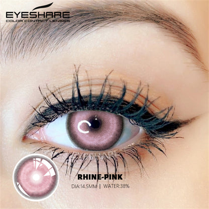 Cosplay Rhine Pink 14.5mm 1 Pair | 6 Months