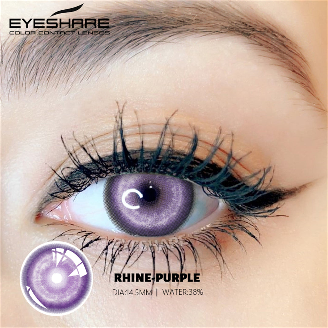Cosplay Rhine Purple 14.5mm 1 Pair | 6 Months