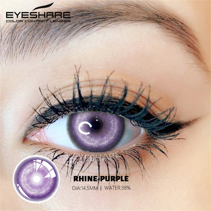 Cosplay Rhine Purple 14.5mm 1 Pair | 6 Months