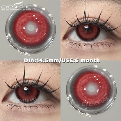 Cosplay Rhine Red 14.5mm 1 Pair | 6 Months
