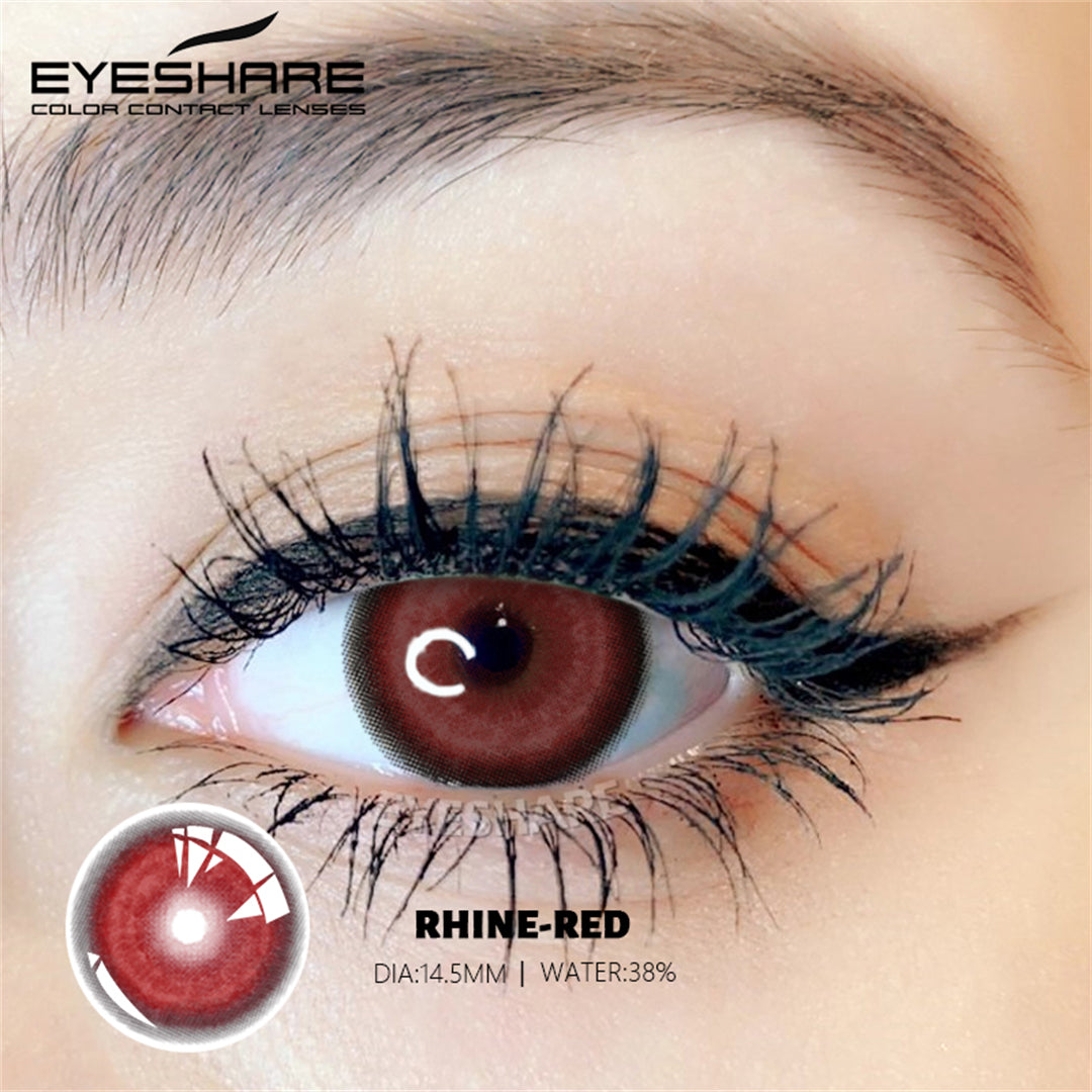 Cosplay Rhine Red 14.5mm 1 Pair | 6 Months