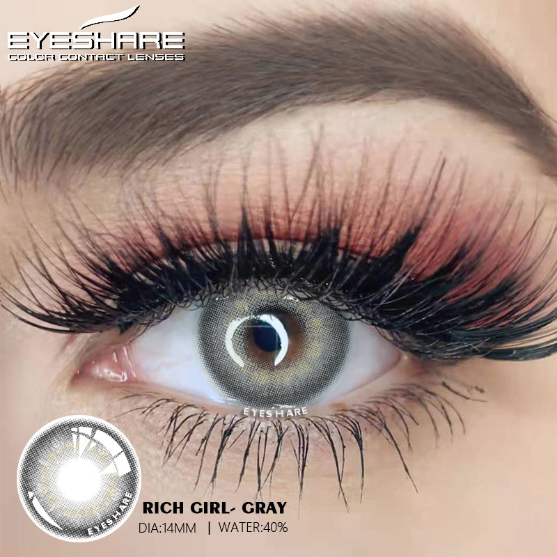 Richgirl Gray 14,0 mm 1 par | 1 año