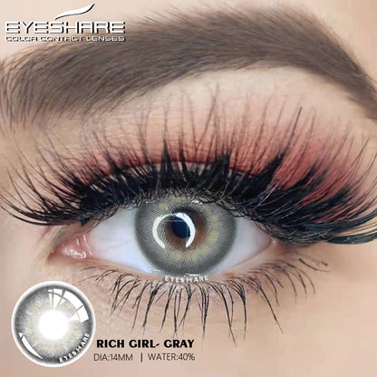 Richgirl Gray 14,0 mm 1 par | 1 año