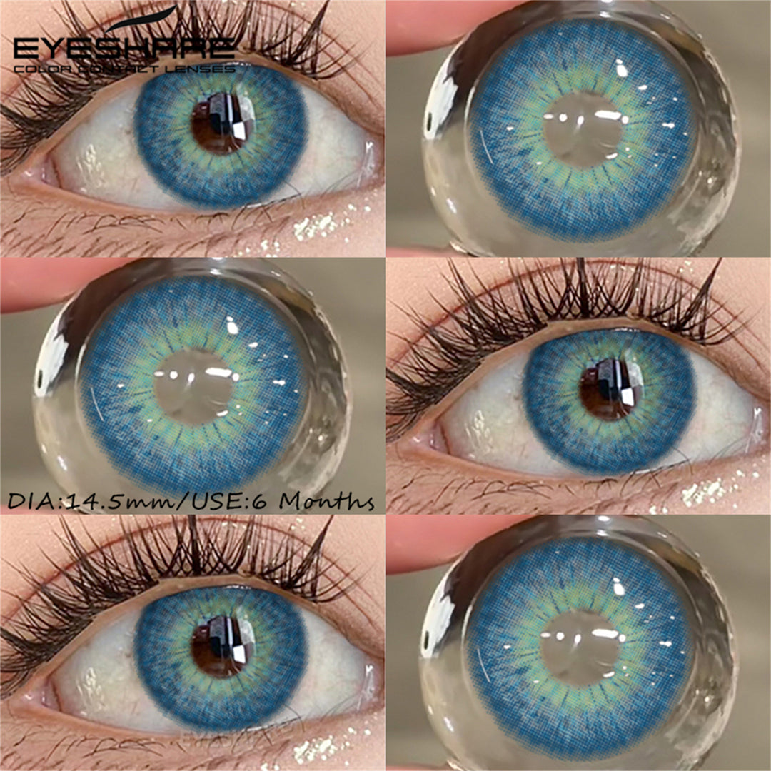 Riyadh Blue 14.5mm 1 Pair | 6 Months