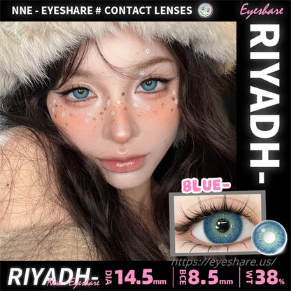 Riyadh Blue 14.5mm 1 Pair | 6 Months