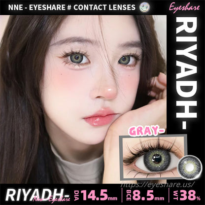 Riyadh Gray 14.5mm 1 Pair | 6 Months