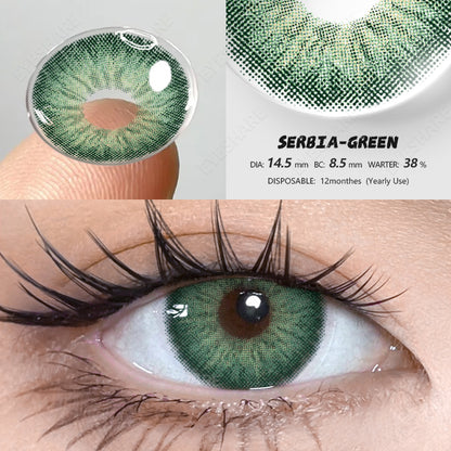 Serbia Green 14,5 mm 1 par | 1 año