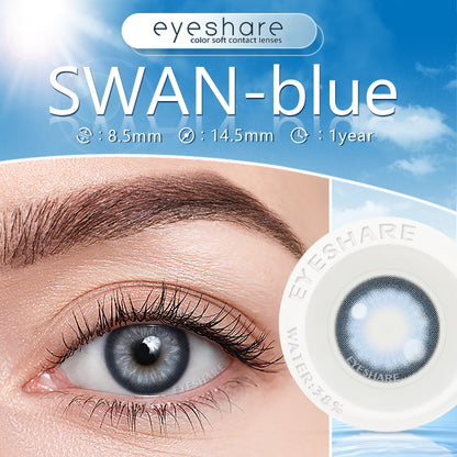 Swan Blue 14,5 mm 1 par | 1 año