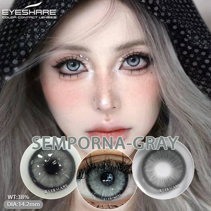 Semporna Gray 14.2mm 1 Pair | 1 Year