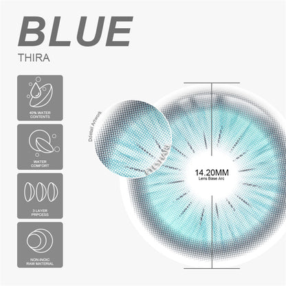 Thira Blue 14.2mm 1 Pair | 1 Year
