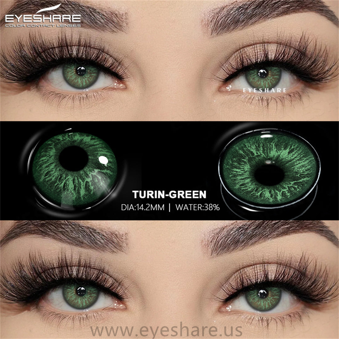 Turin Green 14.2mm 1 Pair | 1 Year