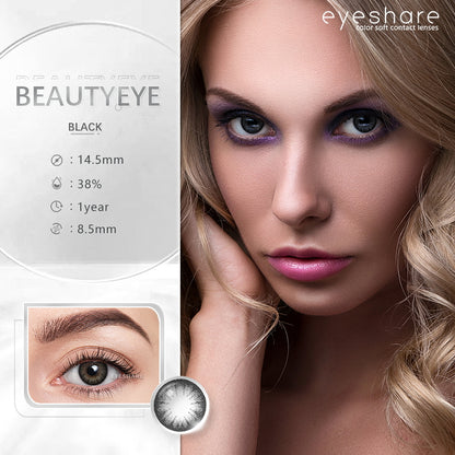 Beautyeye Black 14,5 mm 1 par | 1 año