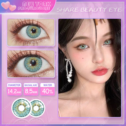 NewYork Turquoise 14,2 mm 1 par | 1 año