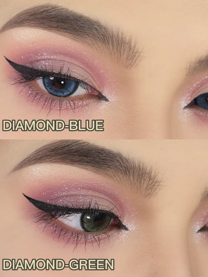 Diamond Brown 14.5mm 1 Pair | 1 Year