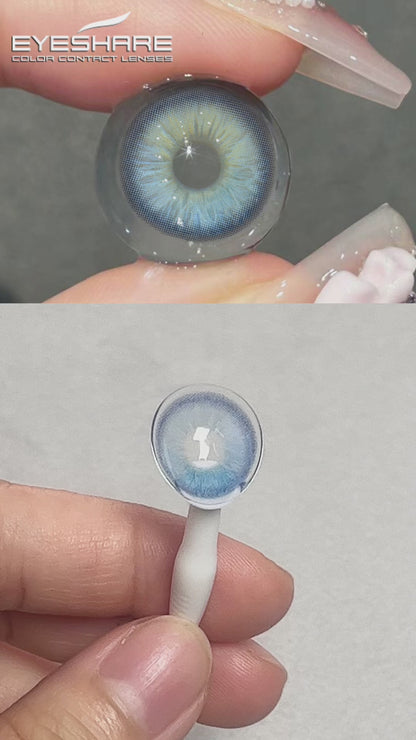 Nicosia Blue 14.2mm 1 Pair | 1 Year