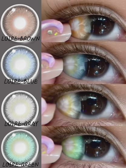 Loire Gray 14.5mm 1 Pair | 6 Months