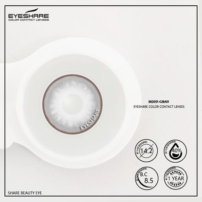 Cosplay HD53 Gray 14.2mm 1 Pair | 1 Year