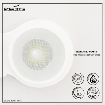 Brazilgirl Quartz 14.0mm 1 Pair | 1 Year