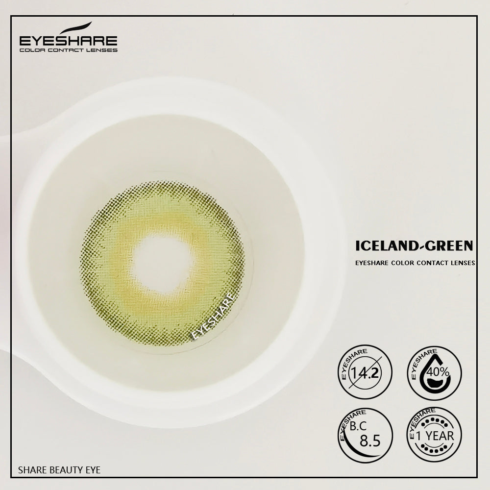 Iceland Green 14.2mm 1 Pair | 1 Year