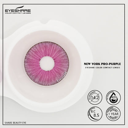 NewYork Purple 14,2 mm 1 par | 1 año